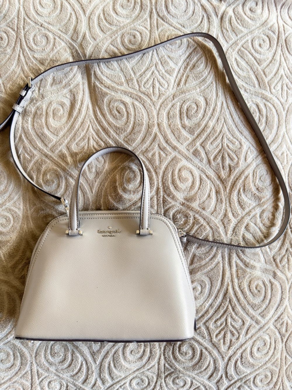 Kate Spade pebble leather crossbody satchel